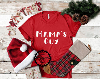 Matching Mom and Son Shirts Mama and Mamas Guy Christmas Baby Toddler Graphic Tees Mother of Mayhem Unisex