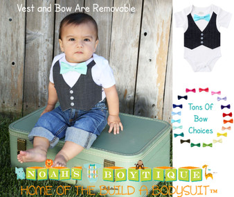 Baby Boy Clothes - Outfit For Weddings - Boys Shirt - Toddler - Ring Bearer Outfit - Spring Wedding - Mint and Grey - Turquoise - Lavender