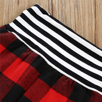 Baby Boy Buffalo Plaid Leggings and Hoodie Set Little Lumberjack