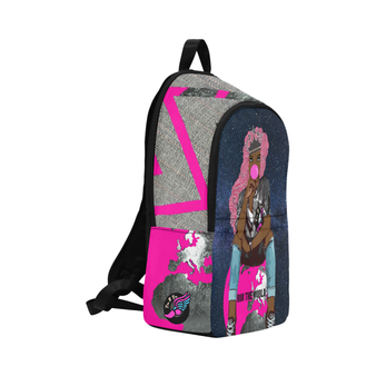 Sitting On Top of The World - Pink Power (Glow Up) Backpacks
