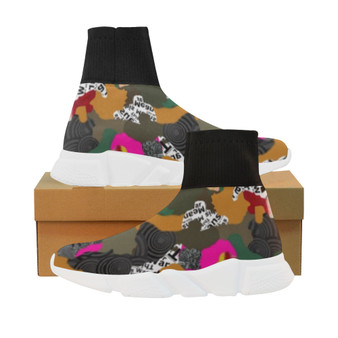 Warfare Camo sock sneakers -Ladies (6 colors)