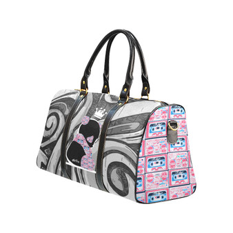 Panda Royalty (Nuclear Pink) - Large travel bag