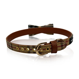 French Bulldog BB Style Luxe Days Collection Dog Collar