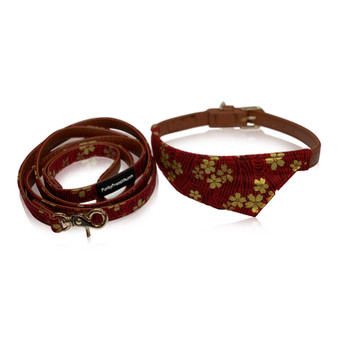 High Roller Pachenga Style French Bulldog Bandana Dog Collar