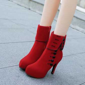 2020 Fashion Women boots high heels ,Seasonal female.