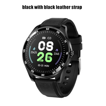 S16 men's smart watch for women sport smartwatch 2020 wach man fitness bracelet monitor electronic clock real leather strap