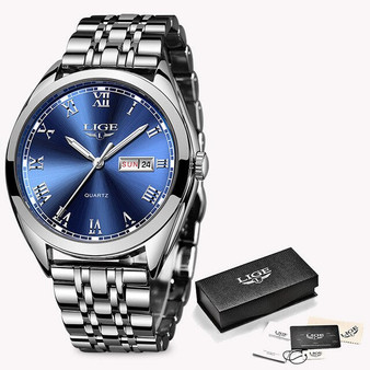 2020 LIGE New Rose Gold Women Watch Business Quartz Watch Ladies Top Brand Luxury Female Wrist Watch Girl Clock Relogio Feminino