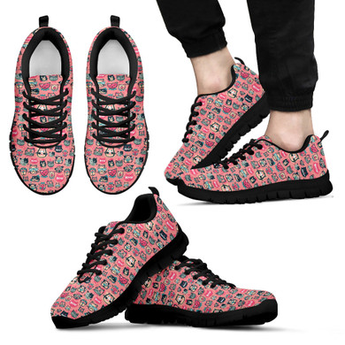 Pink Meow Cat Sneakers