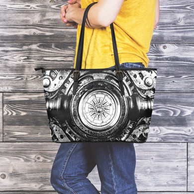 Steampunk Compass Large Tote