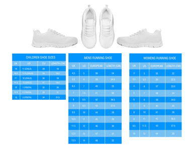 B&W Cartoon Cat Shoes (Women's)