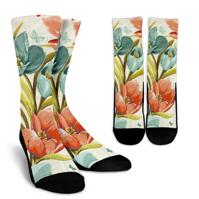 Lovely Flowers Socks