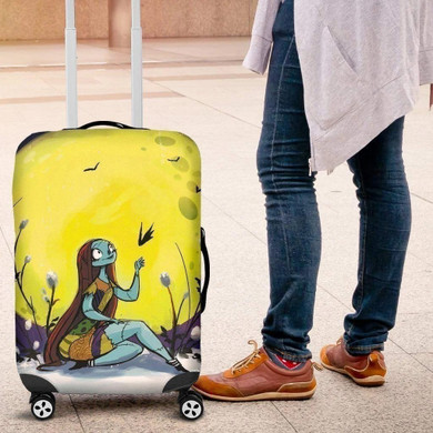 Sally Under Moon Luggage Cover
