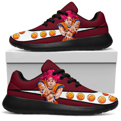 Goku Super Saiyan God Sneakers Dragon Ball Z Shoes Anime Fan Goku Super Saiyan God Sneakers Dragon Ball Z Shoes Anime Fan