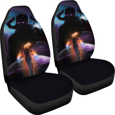 Galactus Vs Captain Car Seat Covers