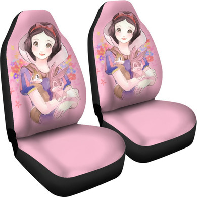 Snow White Beauty Car Seat Covers