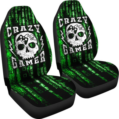 Crazy Gamer Car Seat Covers