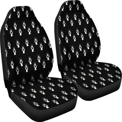 Cat Paw Print Car Seat Covers Cat Paw Print Car Seat Covers