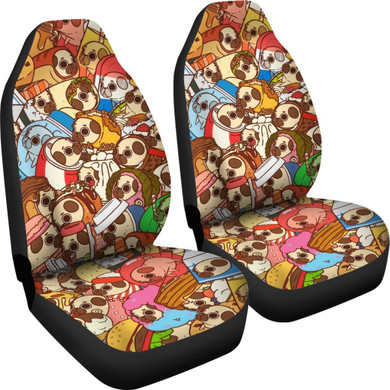 Pugs Car Seat Covers