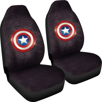 Captain American Shield Avengers Car Seat Covers