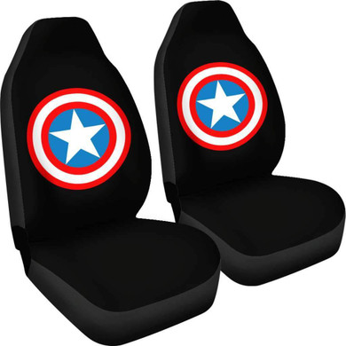 Captain America Shield Car Seat Covers