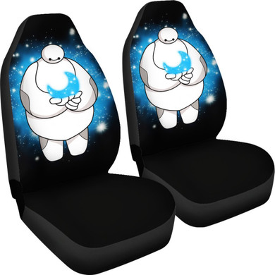 Baymax And Moon Car Seat Covers