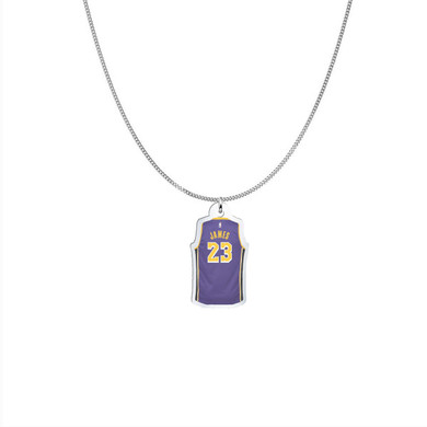 LeBron James 23 Jersey Necklace Name Engraved Necklace