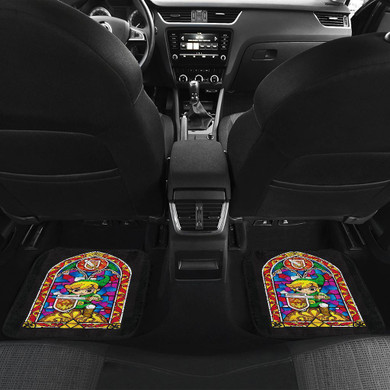Zelda Link Glass Car Floor Mats