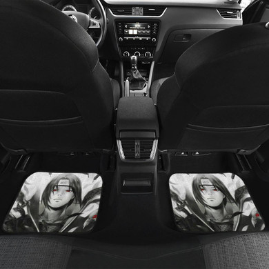 Uchiha Itachi Black And White Naruto Car Floor Mats