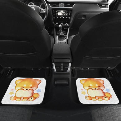Shiba Inu Smile Dog Chibi Animal Car Floor Mats