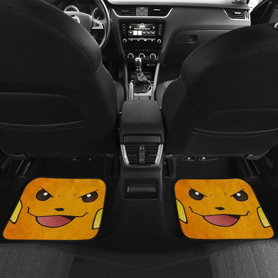 Raichu Pokemon Angry Face Car Floor Mats