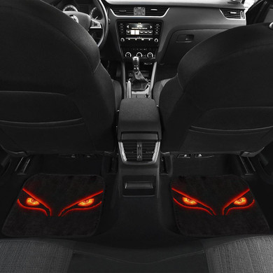 Naruto Kyuubi Eyes Sign Black Car Floor Mats