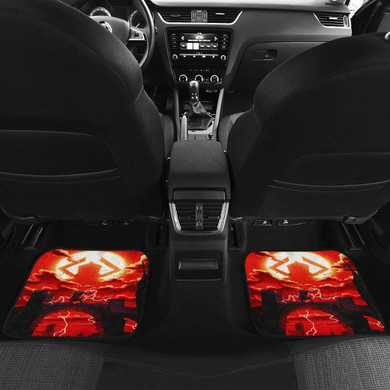 Galactus Vs Thor Universe Car Floor Mats