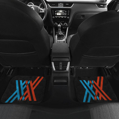Zero Two And Ichigo Darling In The Franxx Car Floor Mats
