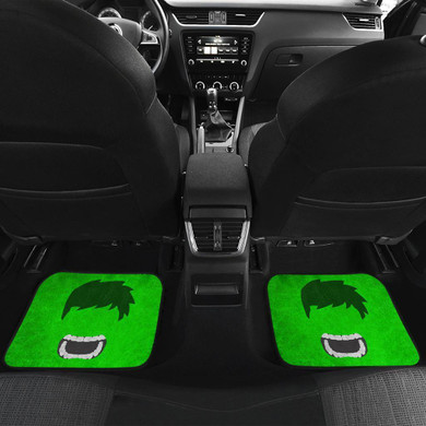 Hulk Green Car Floor Mats