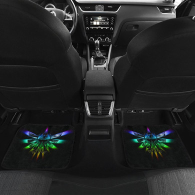 Legend Of Zelda Colorfull in black Car Floor Mats