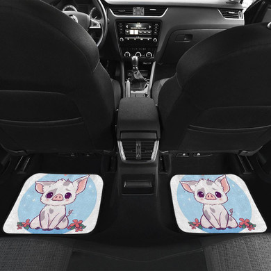 Vaiana Pua Sad Face Pig Car Floor Mats