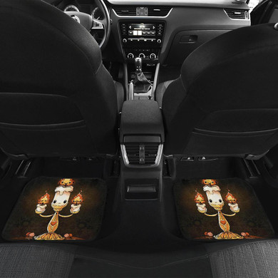 Lumiere Beauty And The Beast Funny Candle Car Floor Mats Lumiere Beauty And The Beast Funny Candle Car Floor Mats