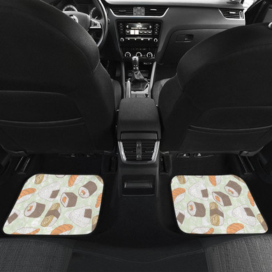 Sushi Pattern Colorfull Car Floor Mats