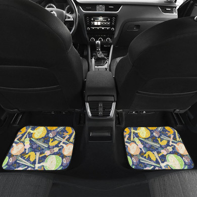 Noodle Symbols Colorful Car Floor Mats
