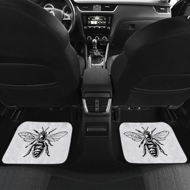 Always Bee Cool in grey Car Floor Mats