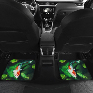 Koi Fis in Lake Car Floor Mats