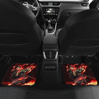 Kimetsu No Yaiba Anime Tanjiro Kamado Car Floor Mats