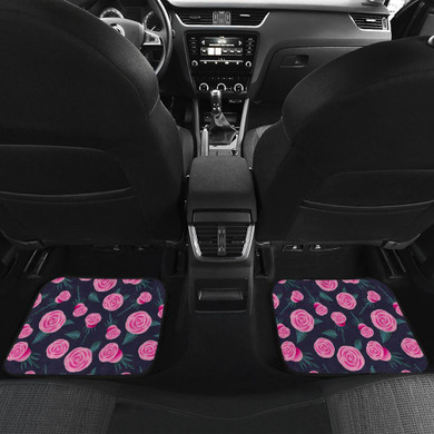 Rose Flower Car Floor Mats