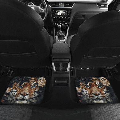 Tiger Flower Car Floor Mats Tiger Flower Car Floor Mats