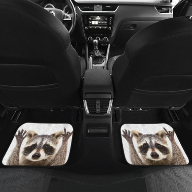Raccoon Funny Animal Wild Pet Car Floor Mats