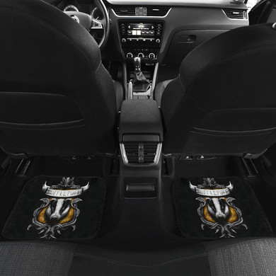 Hufflepuff in black Car Floor Mats
