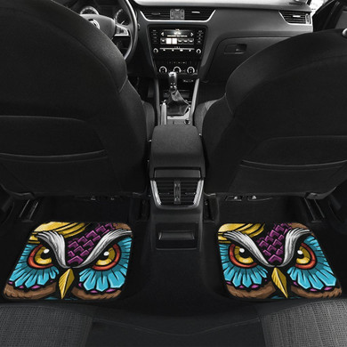 Owl Thug Life Wild Animal Car Floor Mats