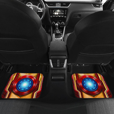 Iron Arc Iron Man Car Floor Mats