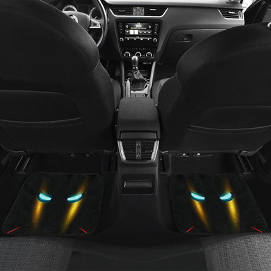 Iron Man Neon End Game Suit Car Floor Mats