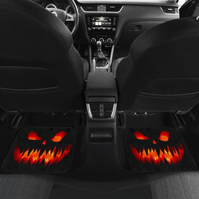 Halloween Pumpkin Evil Car Floor Mats